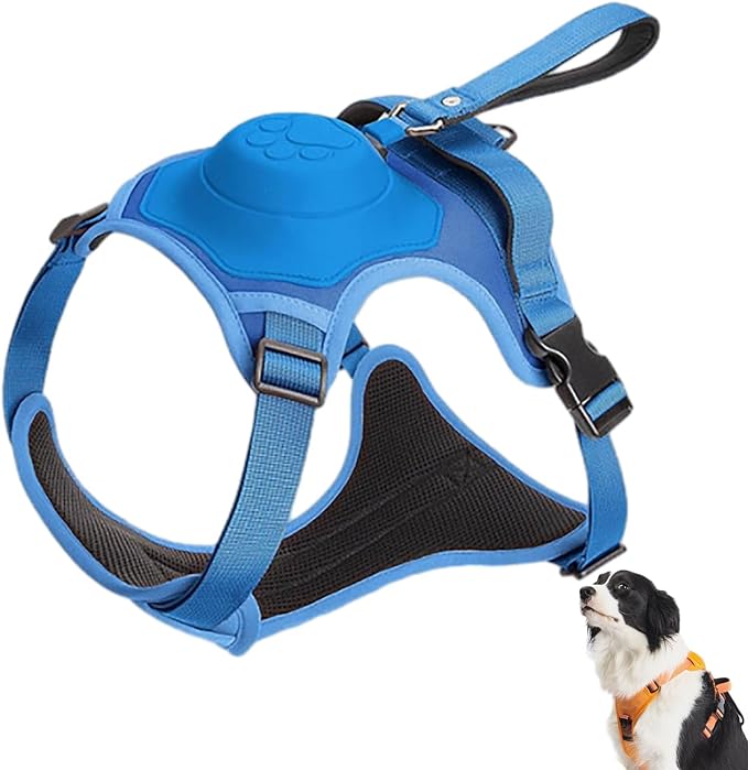 FurJoyCo - Dog Harness and Retractable Leash